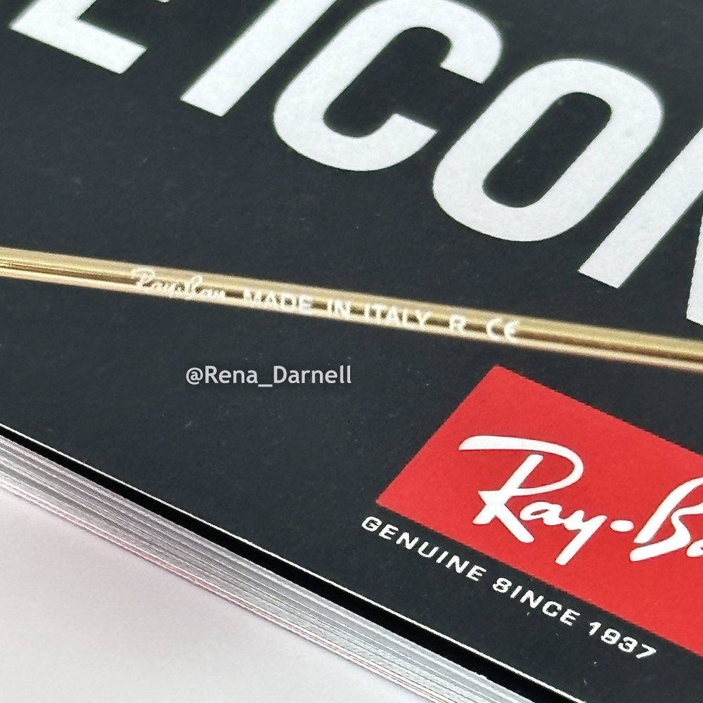 Ray-Ban Pink Round Metal RB3447 New - Picture 9 of 16